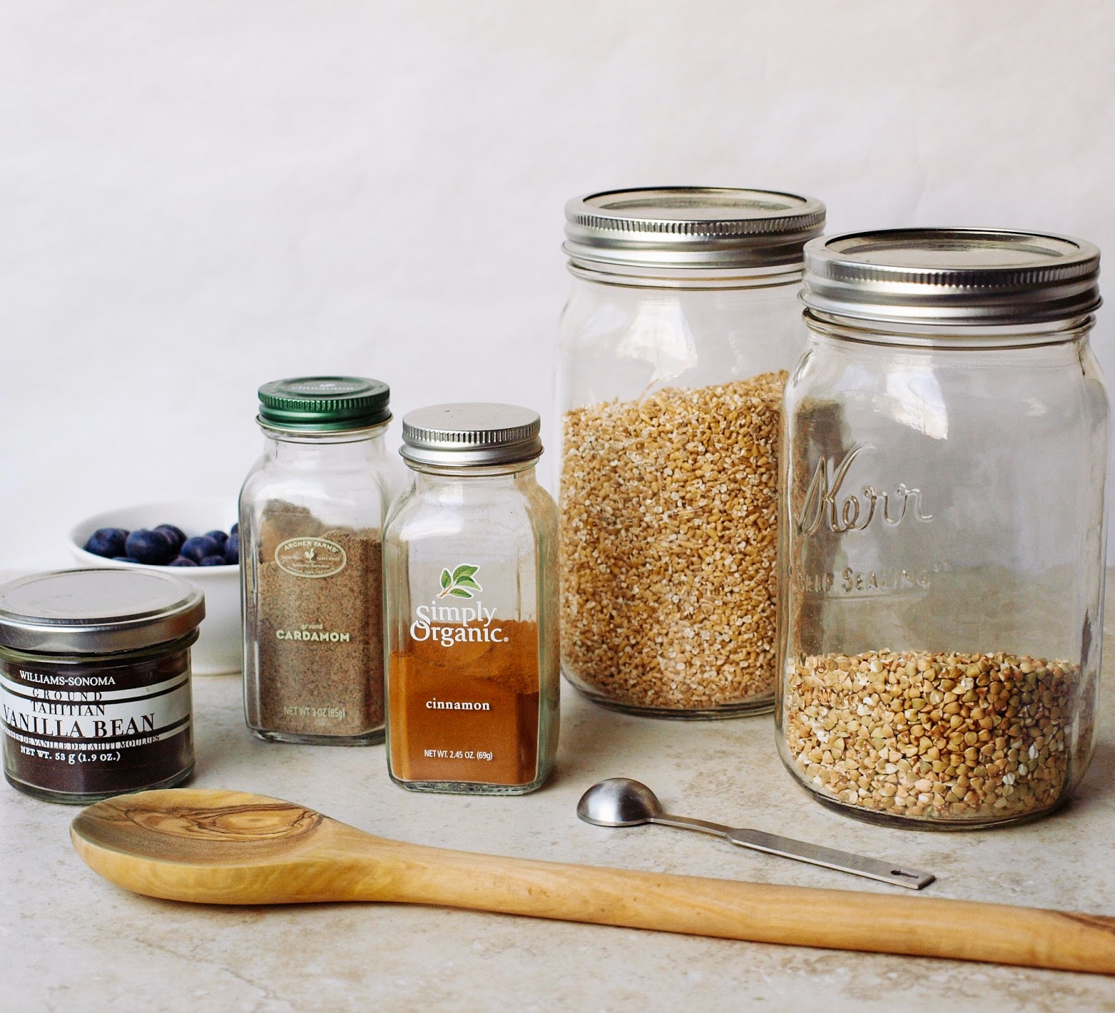 Overnight Buckwheat & Steel Cut Oats Breakfast Jars The Simple